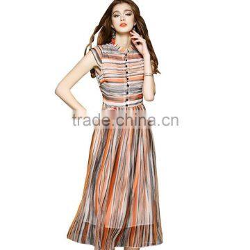 Ladies Summer New Design Debutante Layers Beach Long Dress Wear photo-2