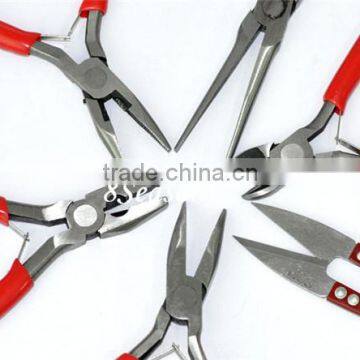 Wholesale Jewelry Making Tool 6PCs/set Mixed Pliers Scissor Kit With Case