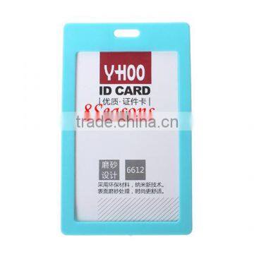 Skyblue Vertical Polyvinylchlorid ID Cards Badges Holders 10.9cm x6.7cm