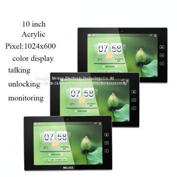 MS302C+MS100C 10 Inch IP Based Video Doorphone System Apartment Building Intercom System photo-5