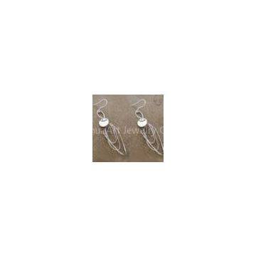 925 sterling silver & zircon gemstone earrings with competitive price W-AS1054