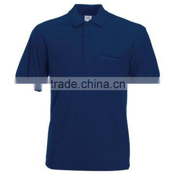 Pocket Cotton Polo T-Shirt For Wholesale