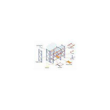 Stainless Steel Q235 Vertical Pallet Storage Racks With Adjustable Beam