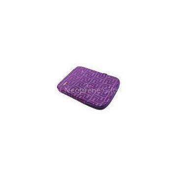 Customized 10 inch Soft Neoprene Tablet Sleeve For iPad With Coated Nylon