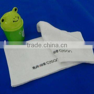 100% cotton velour embroidery face towel