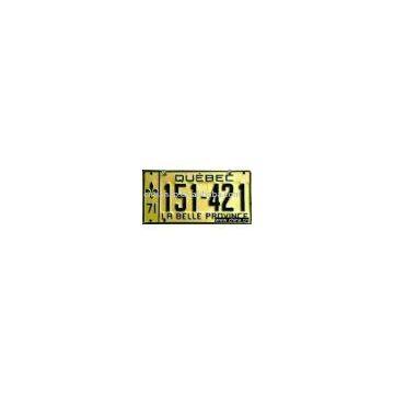 America license plate