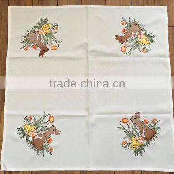 hand embroidery designs tablecloth from China