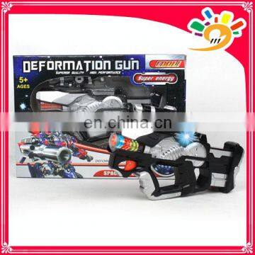 2013 Best Selling plastic electric space toy gun with flashing light and music for sale