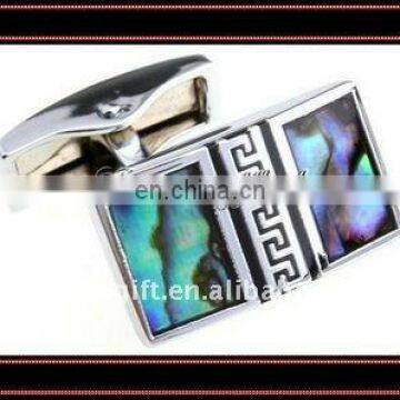fashion abalone imitation cufflinks