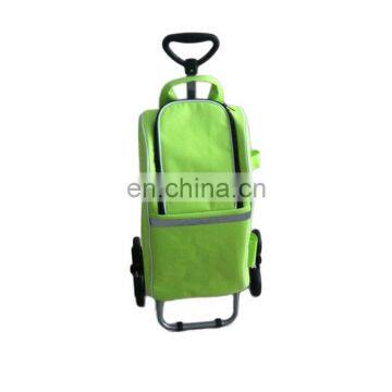 Rolling Trolley Insulated Cooler Picnic Bag Wheel Thermal Ice Bag