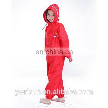 High Quality Waterproof Nylon Raincoat Kids Rain Coat With Custom Logo For 2-14 T photo-2