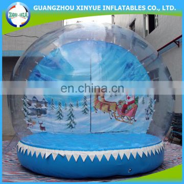 Most popular plastic globe inflatable christmas human snow globe