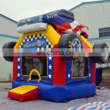 2017 Monster Truck Inflatable Jumping Bouncy Castle Bounce House Bouncer For Kids photo-2