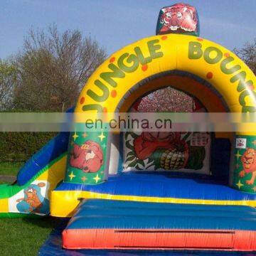 Inflatable cartoon bouncer combo