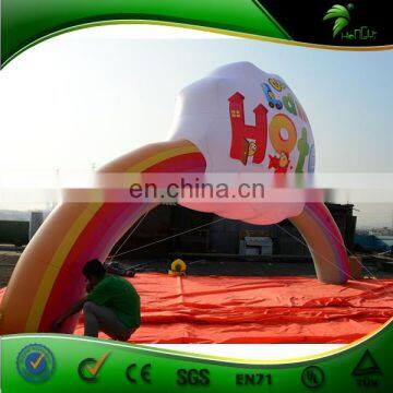 Inflatable Rainbow Arch Custom Wheel Shape With Logo Print Event Arch photo-4