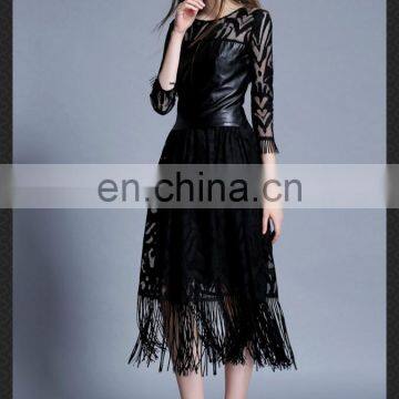 Elegant Custom-made Sexy pu Lace Evening Dresses for Women photo-4