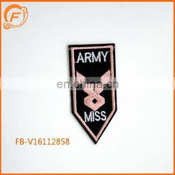 Army Embroidery Patch Love Designs Custom Badge Miss