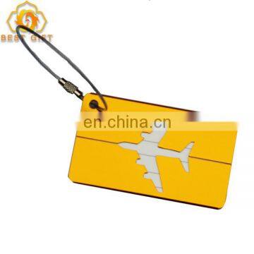 Favors Custom Aluminum Airplane Luggage Tag With Metal Wire photo-6
