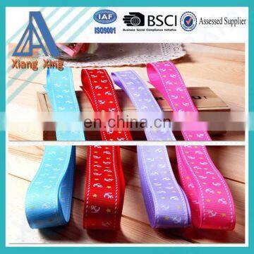 2.0 cm custom logo printing grosgrain ribbon