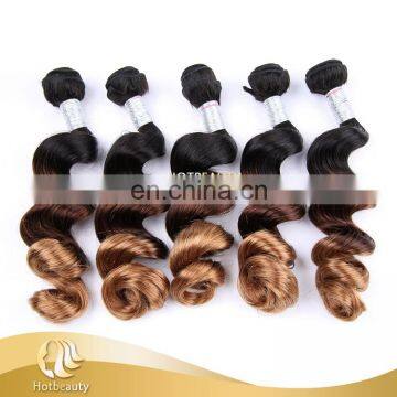 Cuticle aligned hair Best Selling Peruvian Virgin Hair Ombre Body Wave