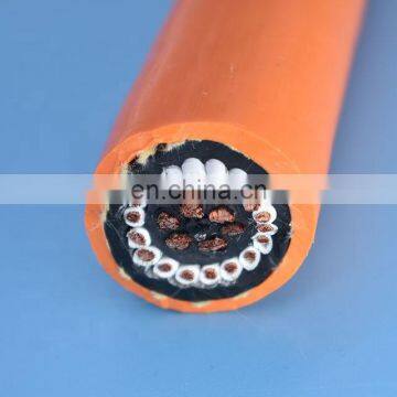 Double sheathed extruded drum reel cable