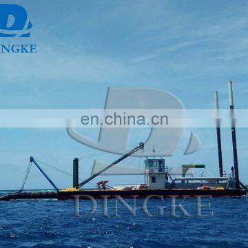 Hydraulic winch cutter suction dredger