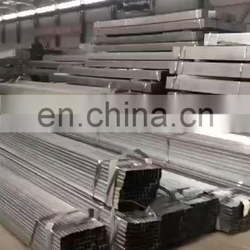 Galvanized square pipe, gi steel square and rectangular tube en10219, erw structural square steel tube