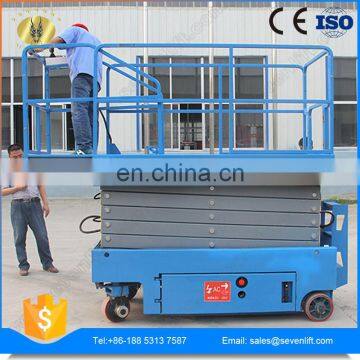 10m Self Propelled Mobile Moveable Hydraulic Scissor Boom Lift for UAE photo-4