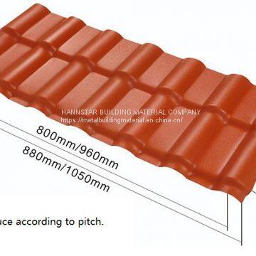 Different Color Synthetic Resin Tile UPVC Tiles Used for Roof photo-3