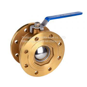 -20℃≤t≤110℃  Brass Flange Ball Valve For Mechanical Equipment