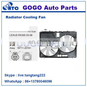 12v DC CAR Radiator A/C Cooling Fan Motor for LEXUS RX300 03-08 OEM 16711-20161