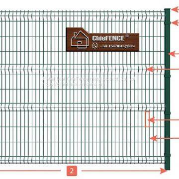 3D Welded wire mesh fence