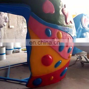 Funny fiber glass water toys equipment cartoon water spring for sale