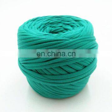 china fancy yarn manufacturer popular wholesale high quality hand crocheting hot sale yarn recycled 100% polyester t shirt yarn