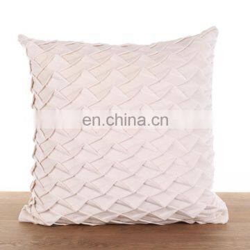 New Products Pink Velvet Wrinkle Cushion Cover/sofa Cushion Throw for Home Decor photo-4