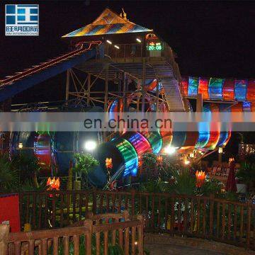 Family Or Adult Raft Outdoor Commercial Fiberglass Water Slide For Sale