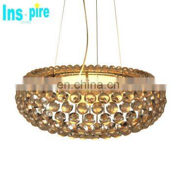 Contemporary Living Room Classic Design Decorative Ceiling Circle Acrylic Ball Led Light Chandelier photo-2