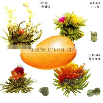 Mango Taste Flowering Tea,Blooming Tea Ball,Fruit Tea