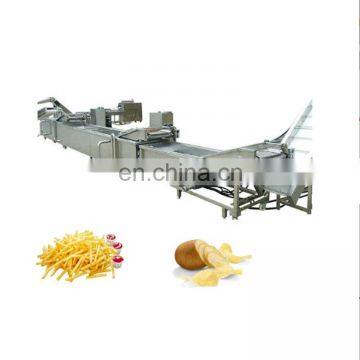 Fully Automatic Industrial Frozen French Fries Production Line Cassava Fresh Finger Potato Chips Making Machine Price