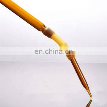 Lab 10ml 25ml 50ml 100ml Brown Basic Glass Burette With Rubber Tubing Connector photo-4