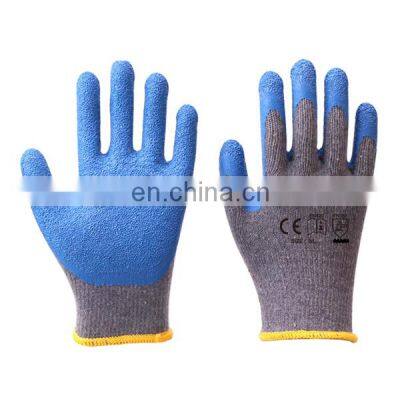 Economic Type  Latex Coated Work Diamond Grip Work Glove Cheap Price Factory Supply