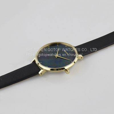 FEATURES OF SS545-01 GOLD AND WHITE WOMEN'S WATCH WITH MOTHER OF PEARL DIAL