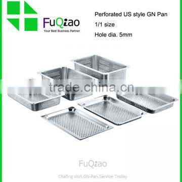 Restaurant Hotel Supplies Full Size European And American Stainless steel gn pan food pan