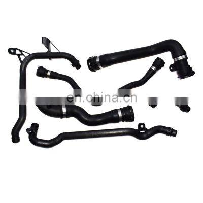 Free Shipping!17111707817 Radiator Hose Kit Upper Lower Thermostat Expansion Tank FOR BMW E46