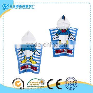 China top cotton child hooded beach towel for wholesale