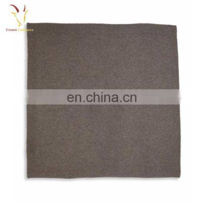 Wholesale Custom Baby Cashmere Wool Knitted Throw Blanket photo-2