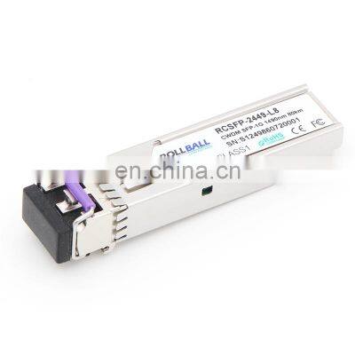 1.25G CWDM SFP 80km 1490nm SMF LC Dual DDMI transceiver modules