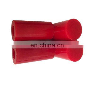 Customized Wear Resistant And Corrosion Resistant Red Elastomer Rubber Polyurethane Spring