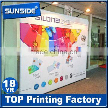 best price custom size tension fabric display backdrop display for trade show -qt