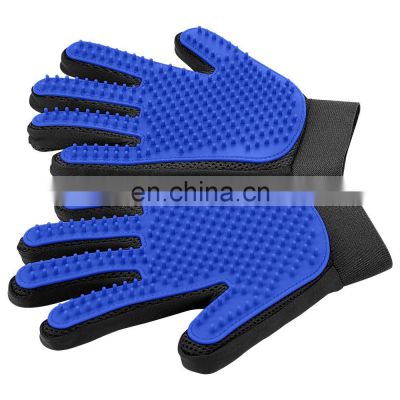 Pet Grooming And Cleaning Gloves Gift Set Premium Animals Deshedding Gloves Pet Hair Remover Mitts For Dogs Cats Rabbits Horses